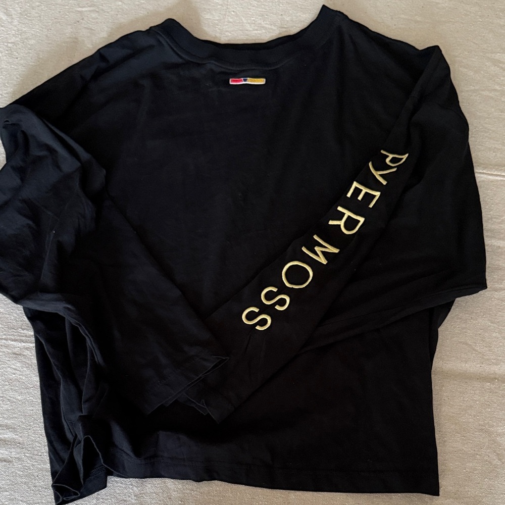 Pyer Moss for Reebok Black Long Sleeve Tee